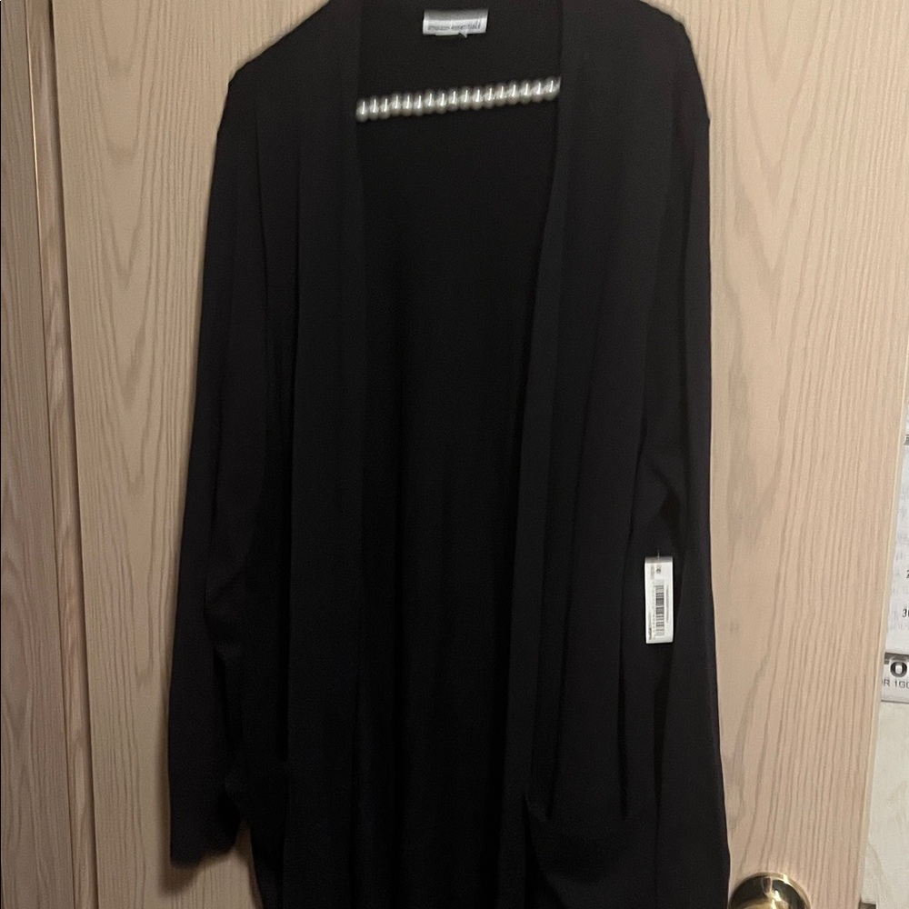 Women's Blue Open Front Cardigan